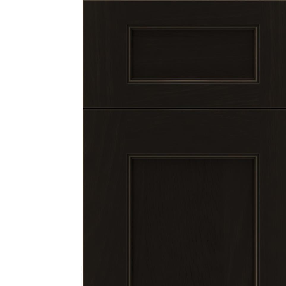 5 Piece Thunder Dark Finish 5 Piece Cabinets