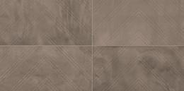 Decoratives and Medallions Rhythm Brown Textured Brown Tile