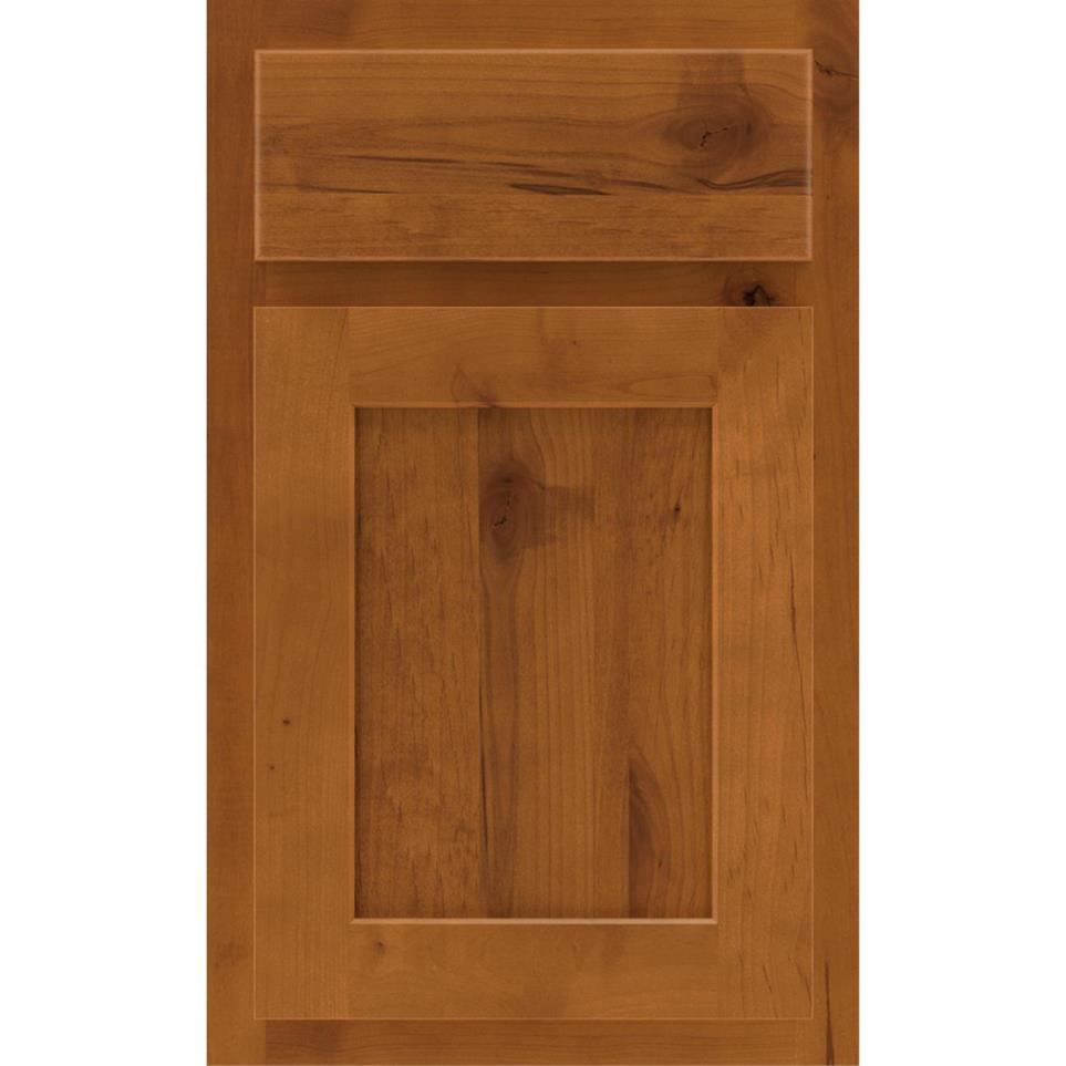 Square Cattail Medium Finish Square Cabinets