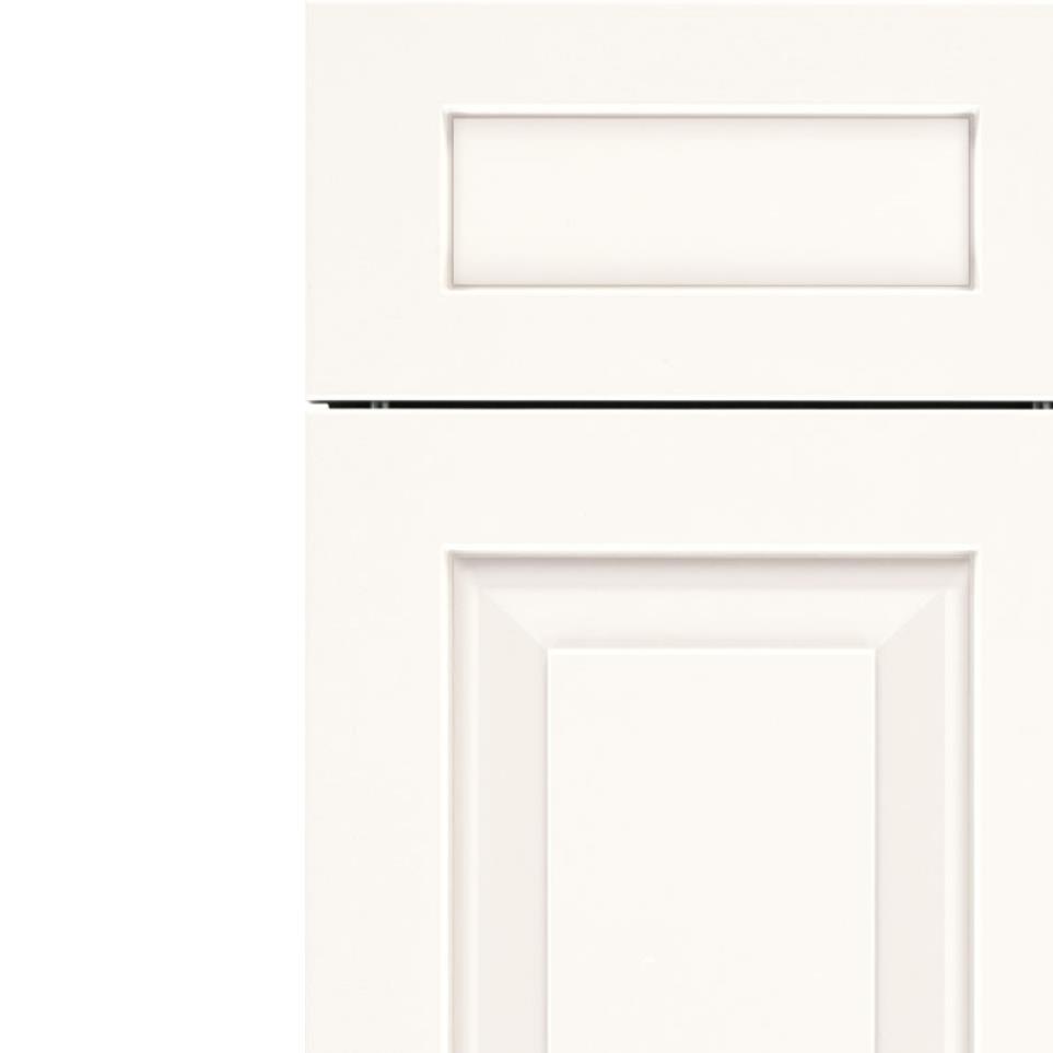 Square Alabaster Paint - White Square Cabinets