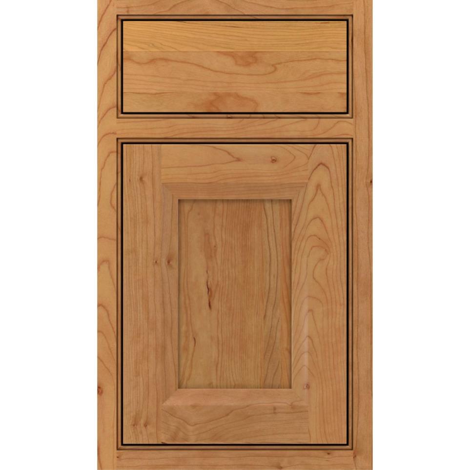 Square Natural Light Finish Square Cabinets