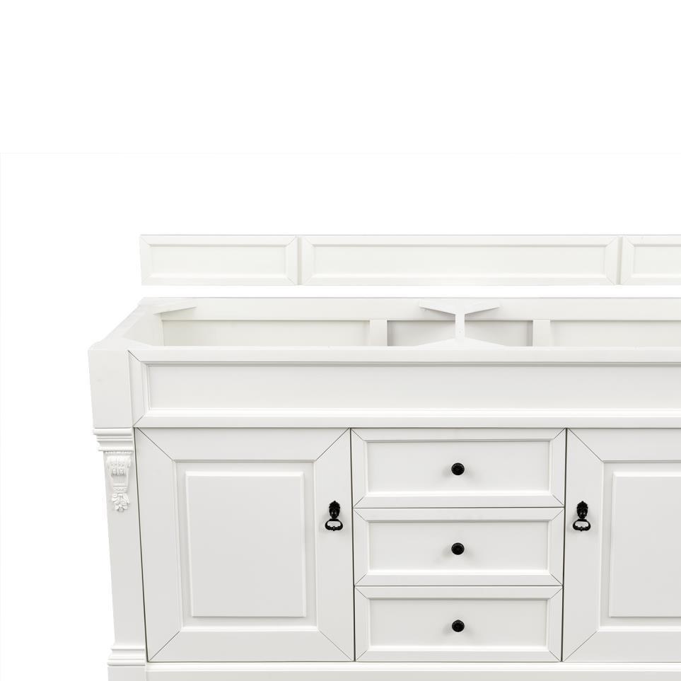 Base with Sink Top Bright White White Vanities