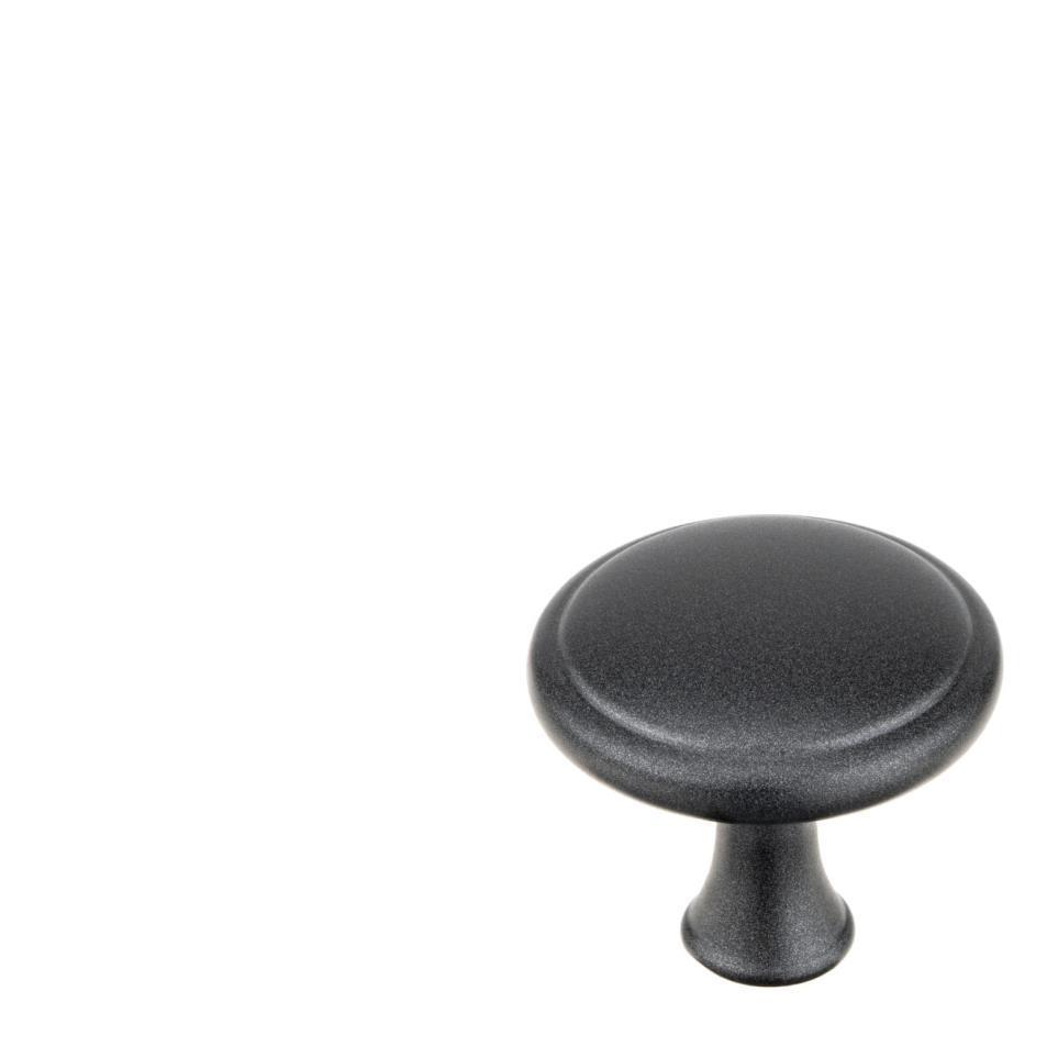 Knob Orion Grey Black Knobs