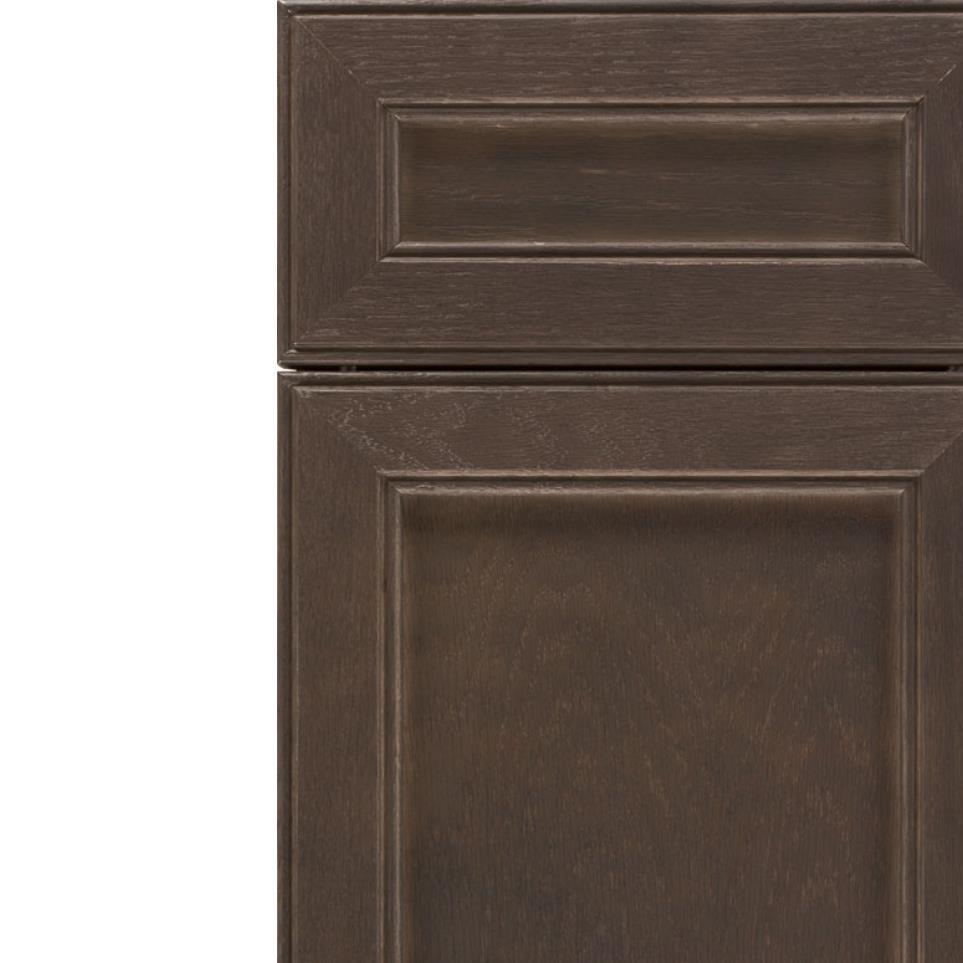 Square Thunder Dark Finish Square Cabinets