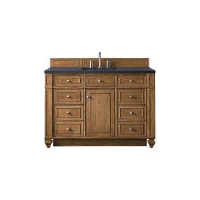 Base with Sink Top Saddle Brown Medium Finish Vanities