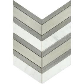 Mosaic Gray/Fawn Beige/Tan Tile