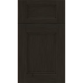 5 Piece Weathered Slate Dark Finish 5 Piece Cabinets