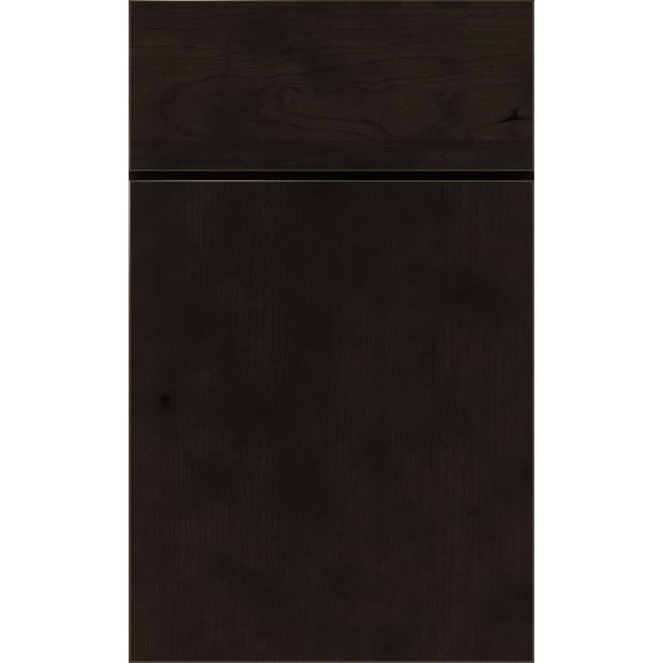 Slab Thatch Dark Finish Slab Cabinets