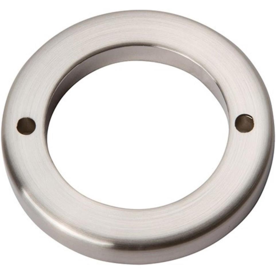 Round Base Brushed Nickel Nickel Bases