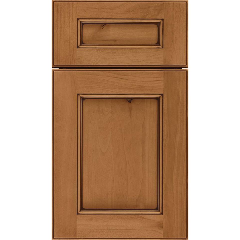 Square Ginger Mocha Glaze Glaze - Stain Square Cabinets