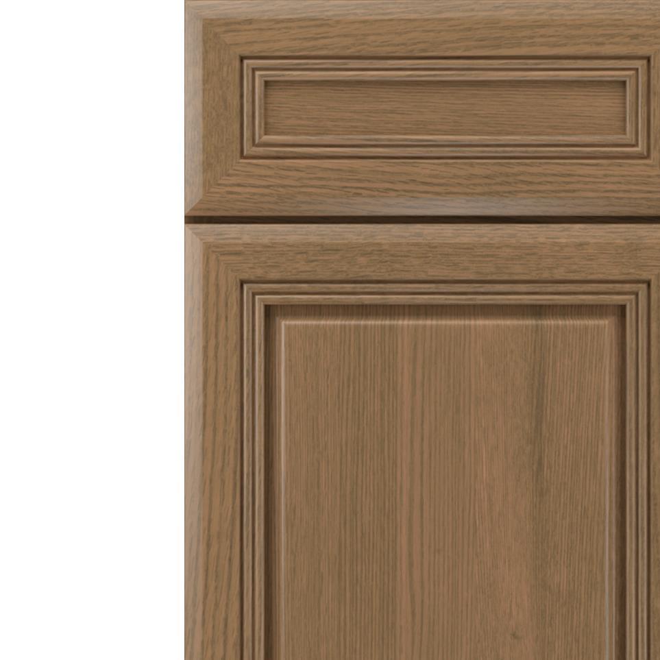 5 Piece Buckskin Medium Finish 5 Piece Cabinets