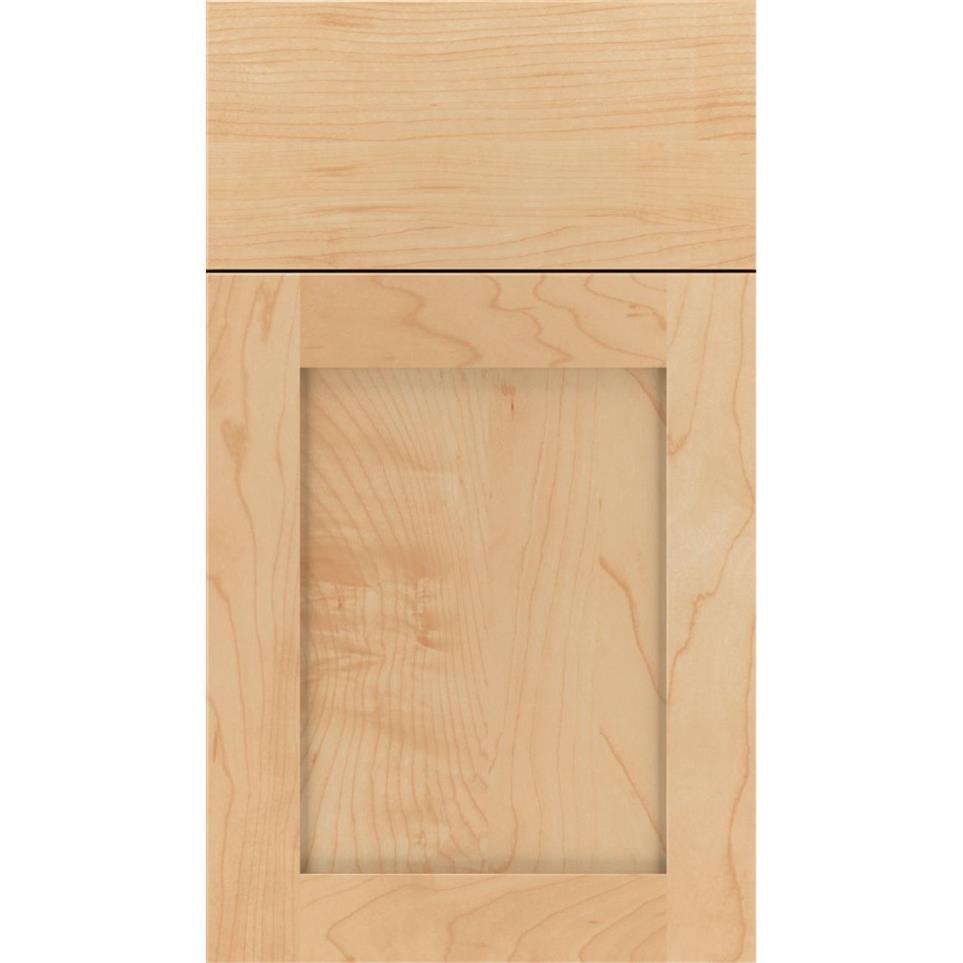 Square Natural Light Finish Square Cabinets