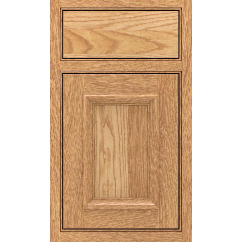 Square Natural Light Finish Square Cabinets