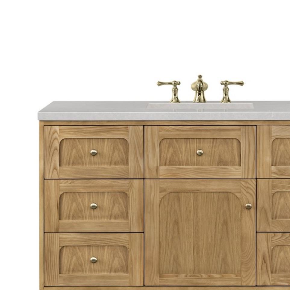 Base with Sink Top Light Oak Light Finish Vanities