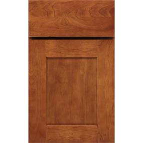 Square Cattail Medium Finish Square Cabinets