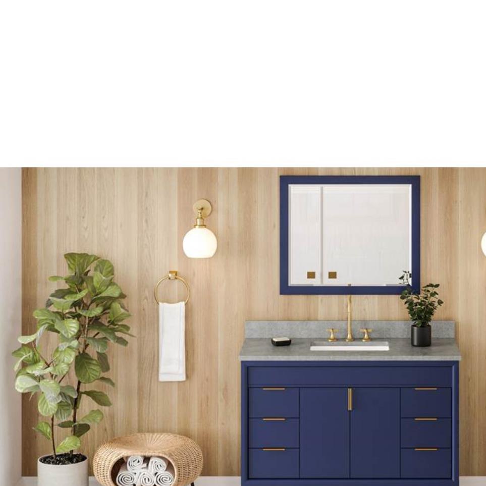 Base with Sink Top Hale Blue Blue / Purple Vanities