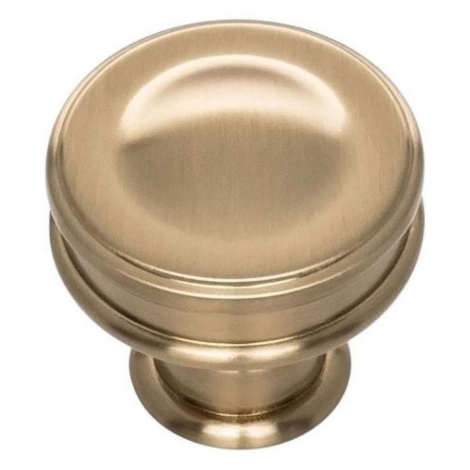 Knob Warm Brass Brass / Gold Knobs