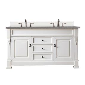 Base with Sink Top Bright White White Vanities