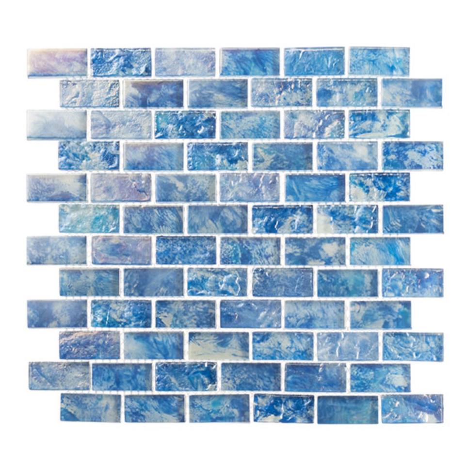 Mosaic Neon Waters Blue Tile