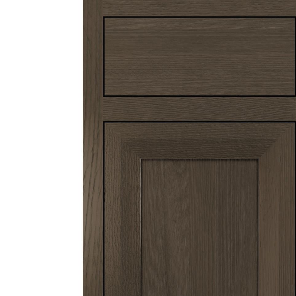 Inset Boulder Dark Finish Inset Cabinets