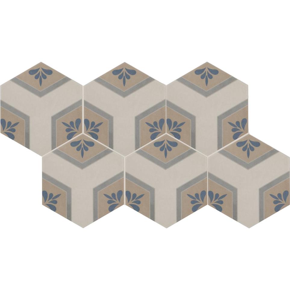 Tile Quilt Matte Beige/Tan Tile