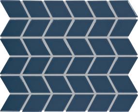 Mosaic Galaxy Glossy Blue Tile