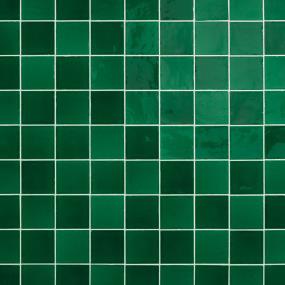 Tile Fern Glossy Green Tile
