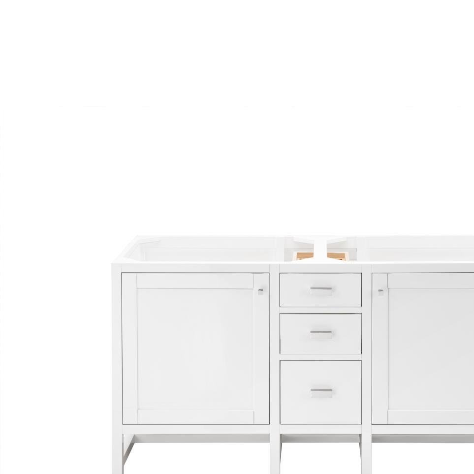 Base with Sink Top Glossy White White Vanities