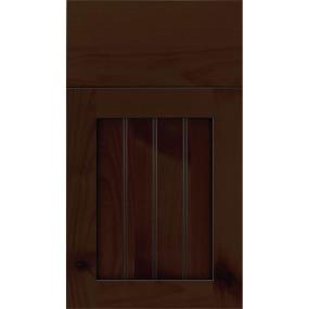Square Cappuccino Black Glaze Glaze - Stain Square Cabinets
