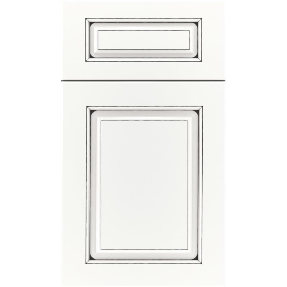 Square Whitecap Black Glaze Glaze - Paint Square Cabinets