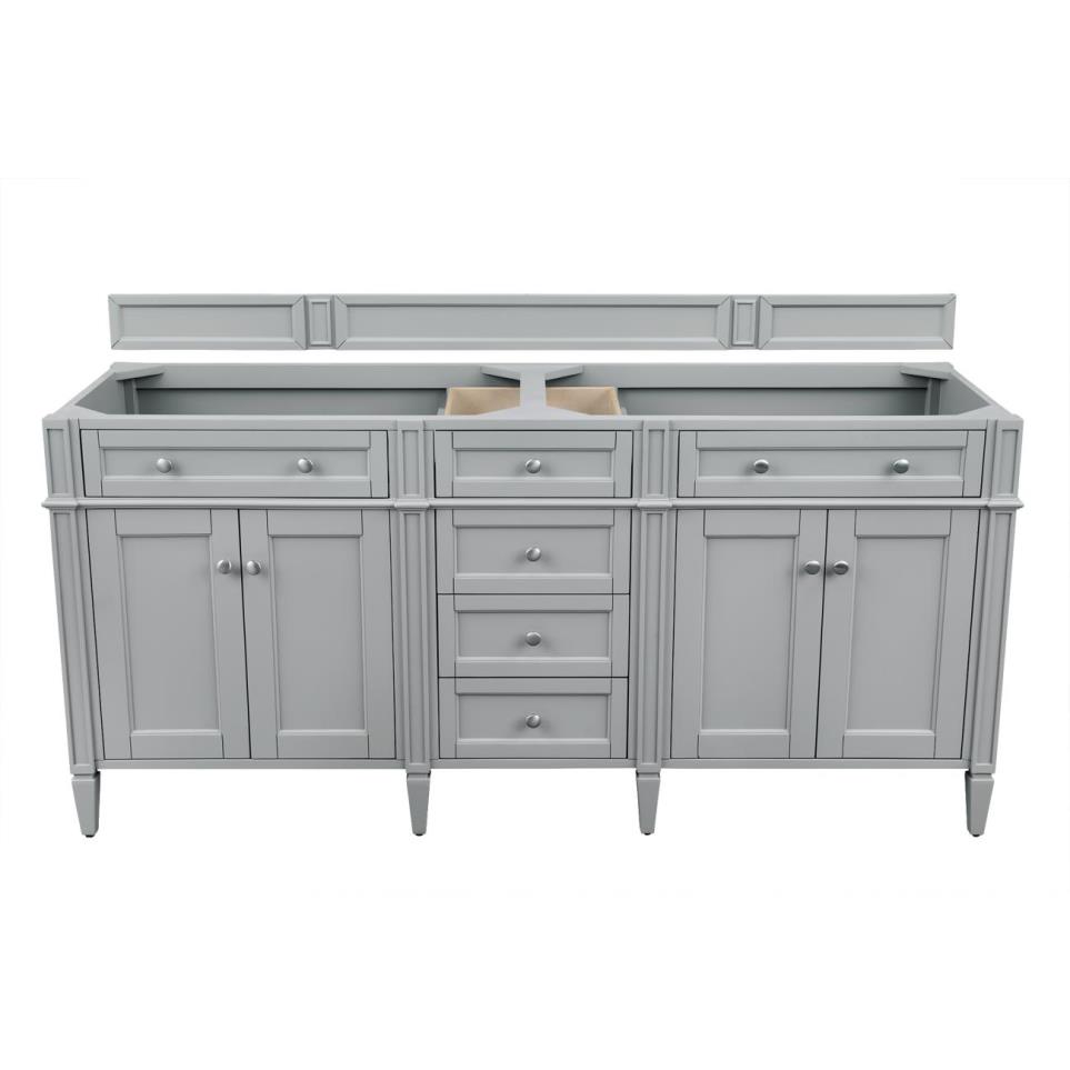 Base with Sink Top Urban Gray Grey / Black Vanities