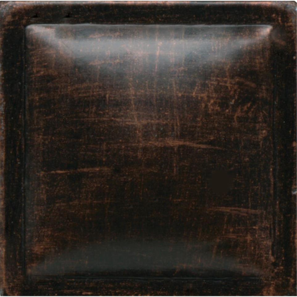 Decoratives and Medallions Oil Rub Bronze Satin Brown Tile