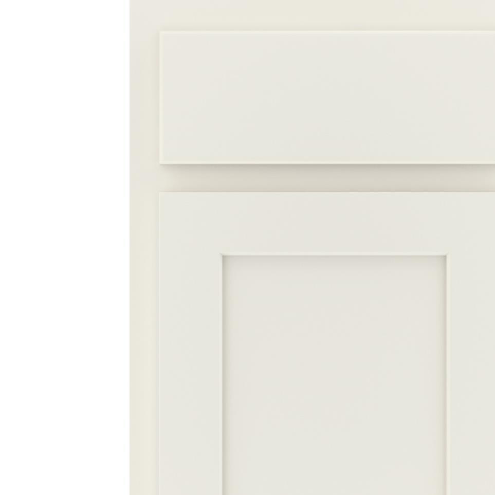 Square Icy Avalanche Paint - White Square Cabinets