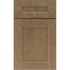 Square Buckskin Medium Finish Square Cabinets