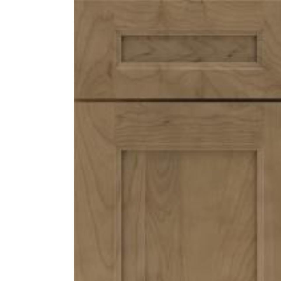 Square Buckskin Medium Finish Square Cabinets