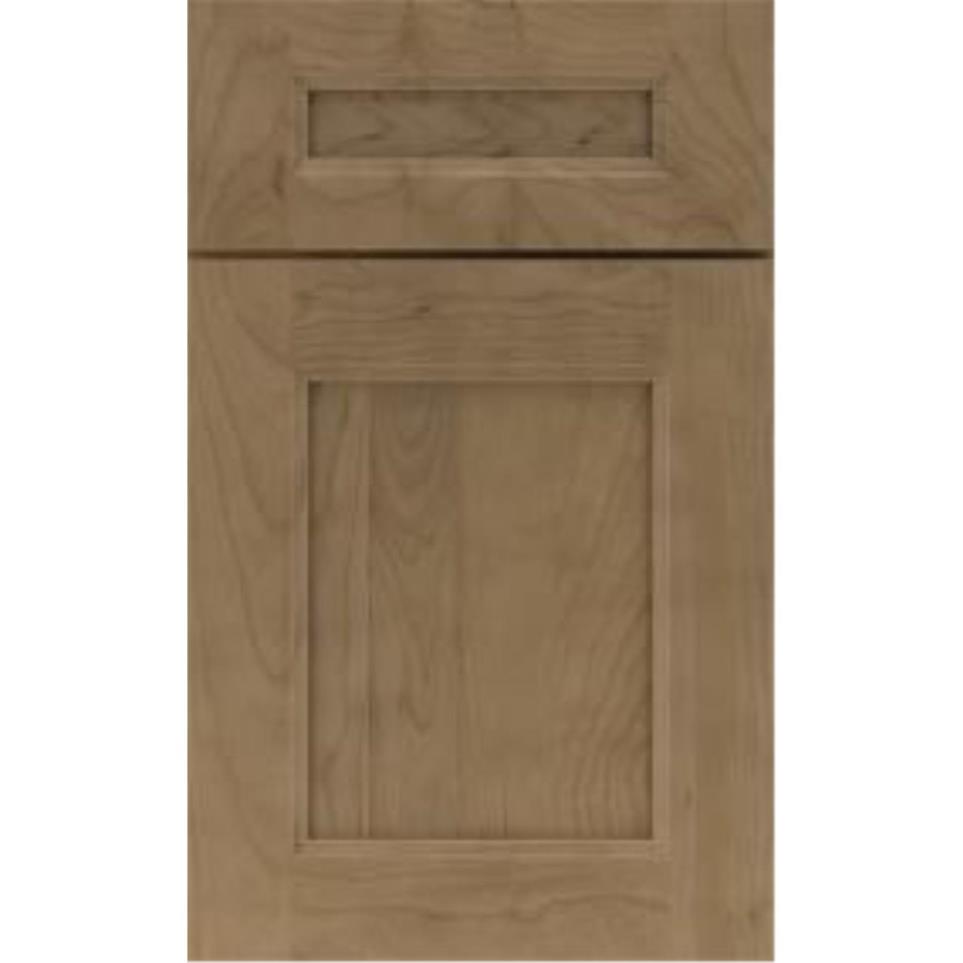 Square Buckskin Medium Finish Square Cabinets