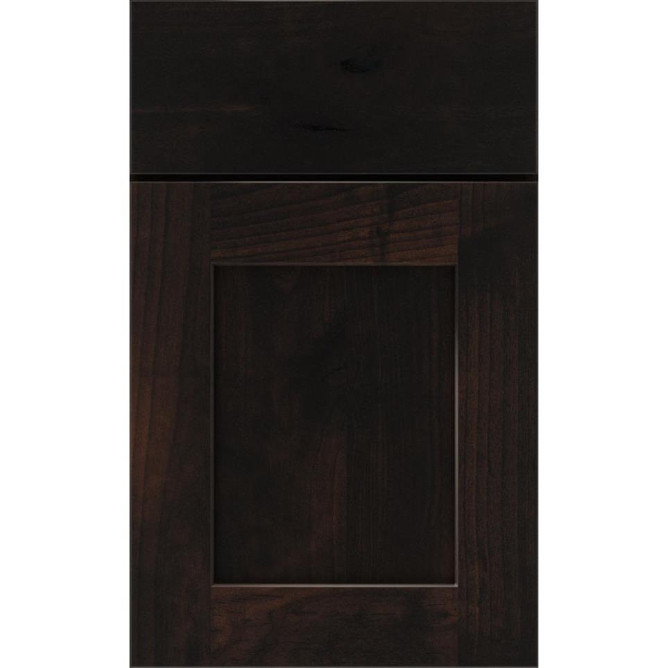 Square Chocolate Dark Finish Square Cabinets