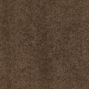Textured Saxony Sleeping Bear Brown Carpet