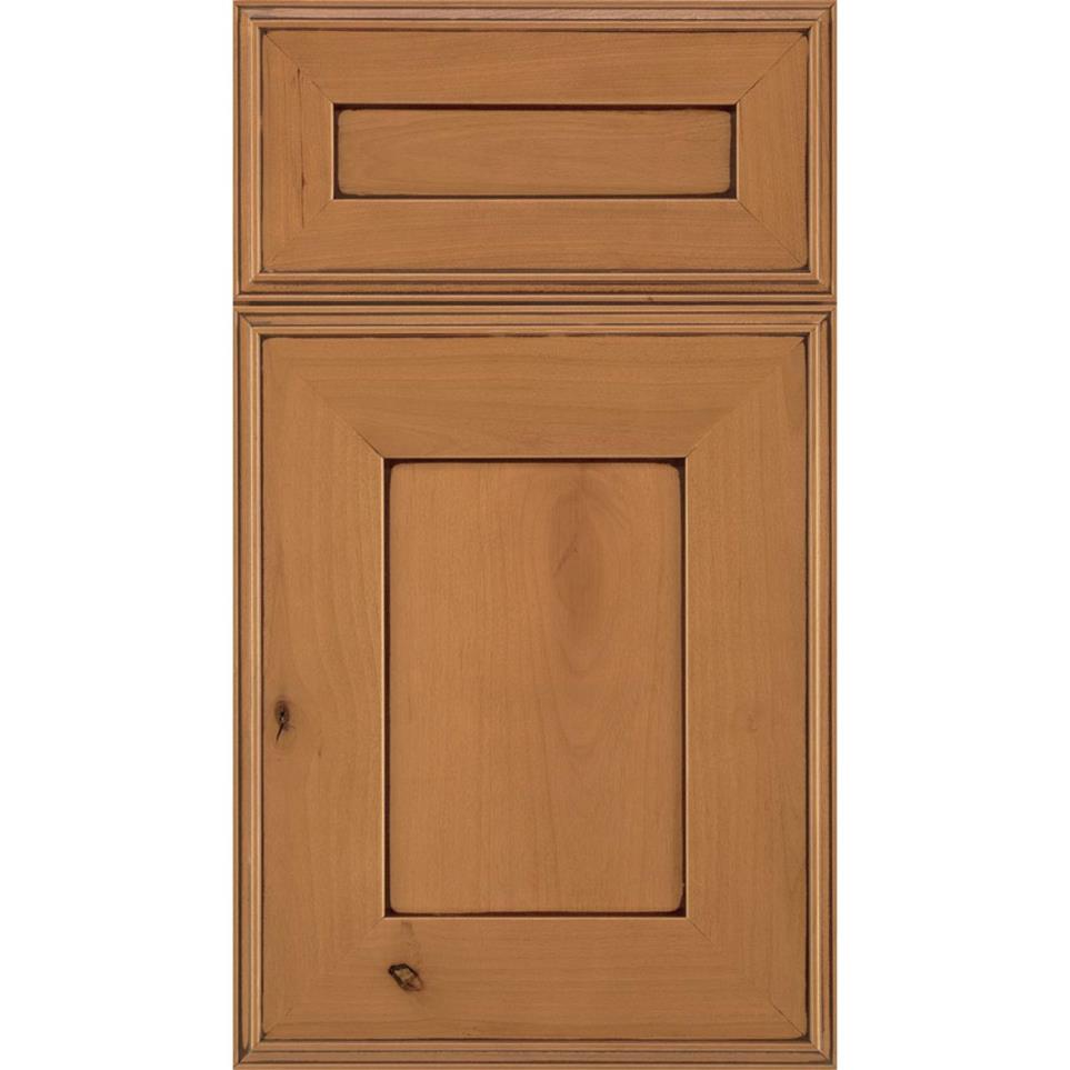 Square Ginger Mocha Glaze Glaze - Stain Square Cabinets