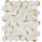 Alluring White/Brass Honed
