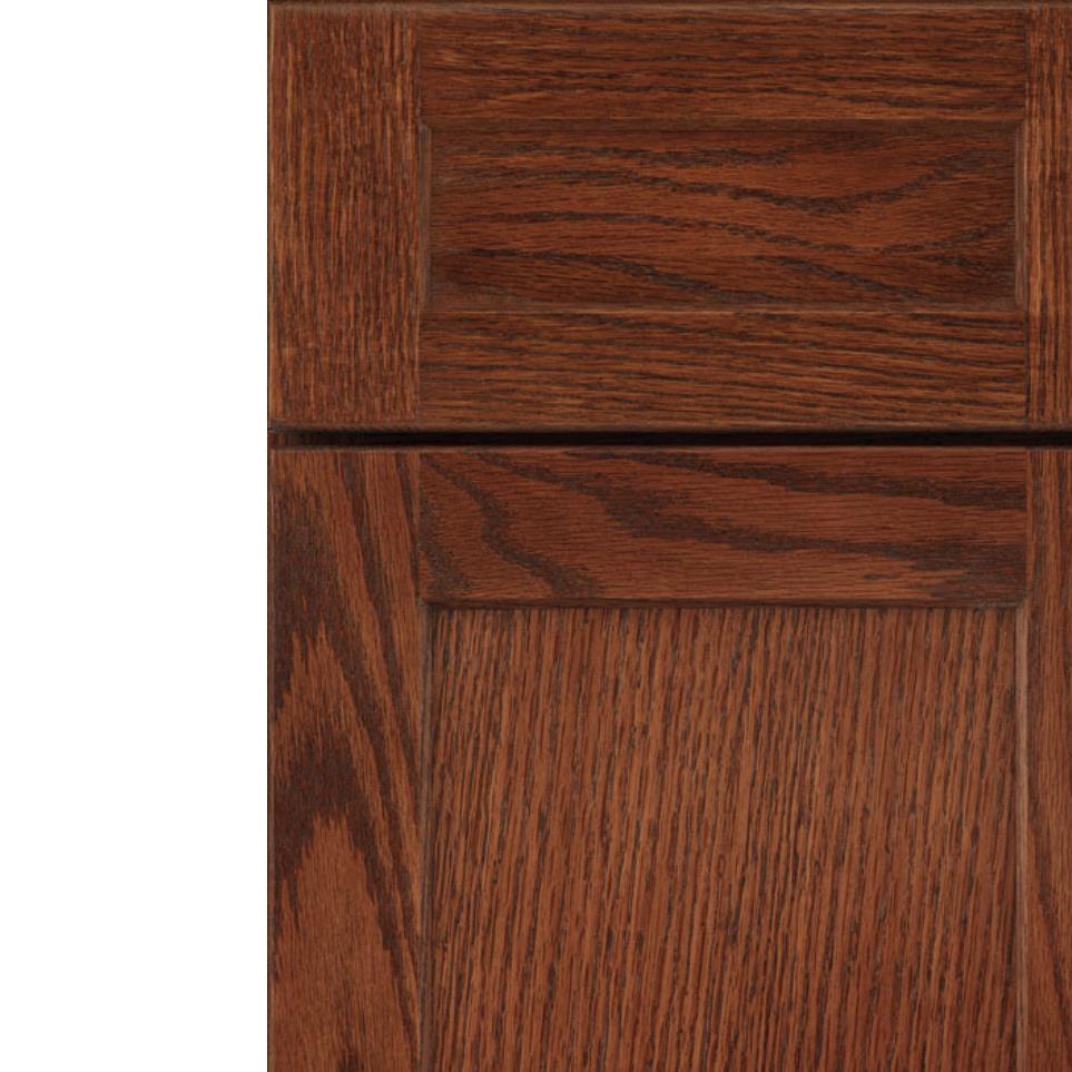 5 Piece Chestnut Dark Finish 5 Piece Cabinets