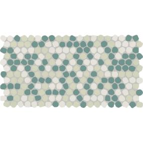 Mosaic Spring Blend  Matte Green Tile