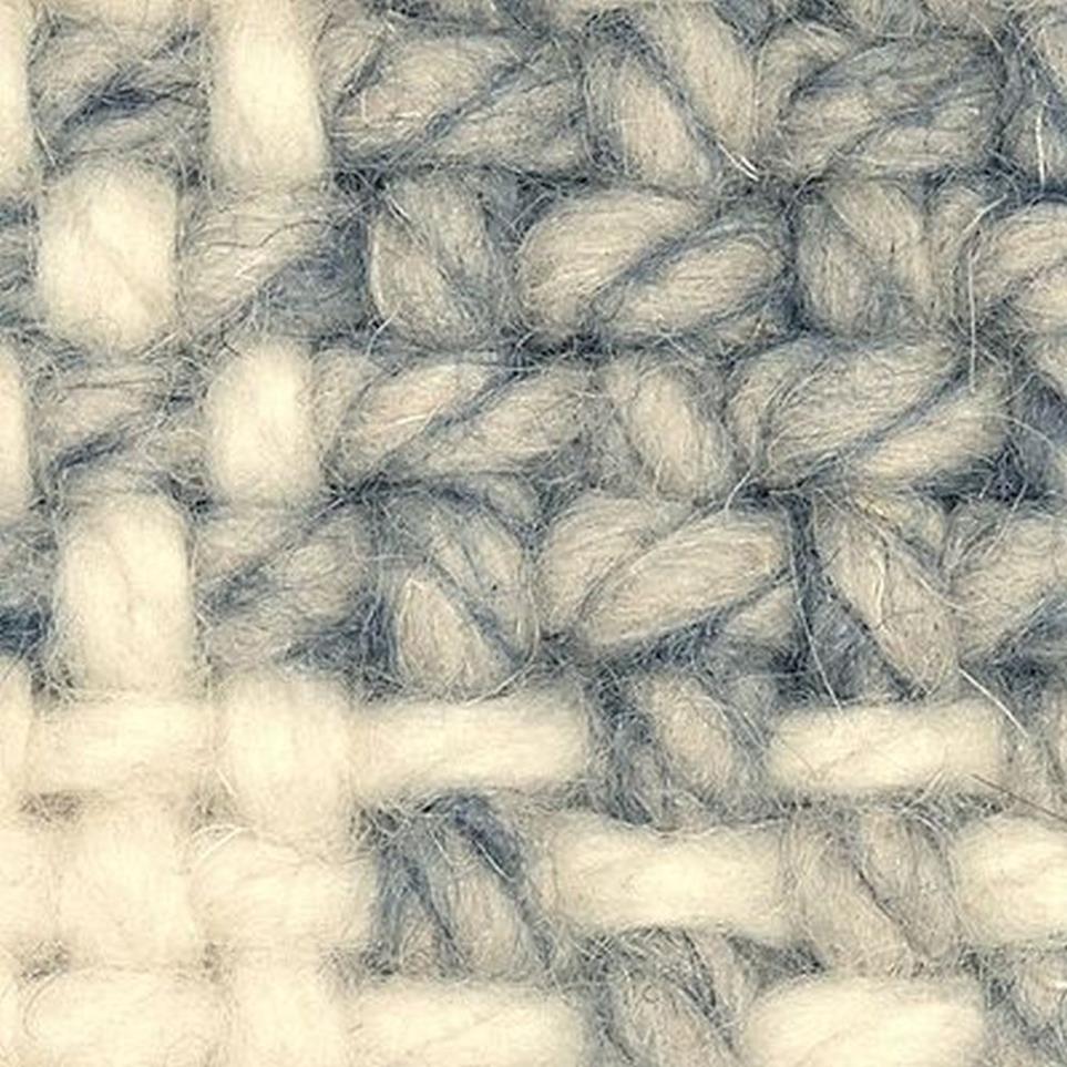 Woven Ocean Blue Blue Carpet