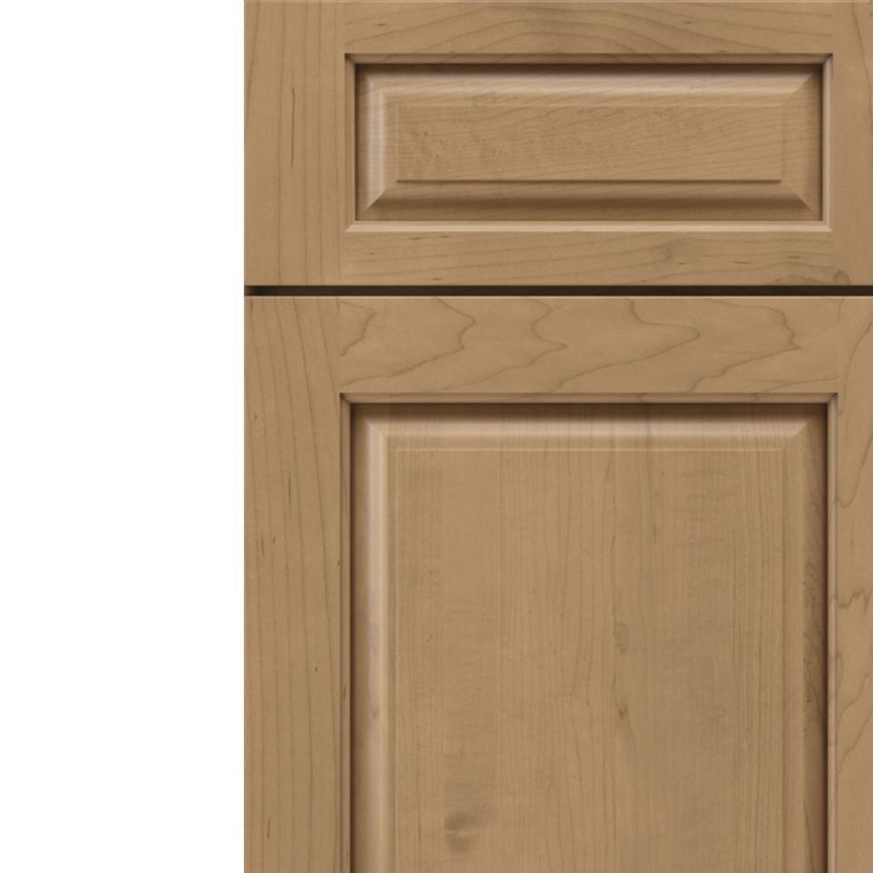 5 Piece Buckskin Medium Finish 5 Piece Cabinets