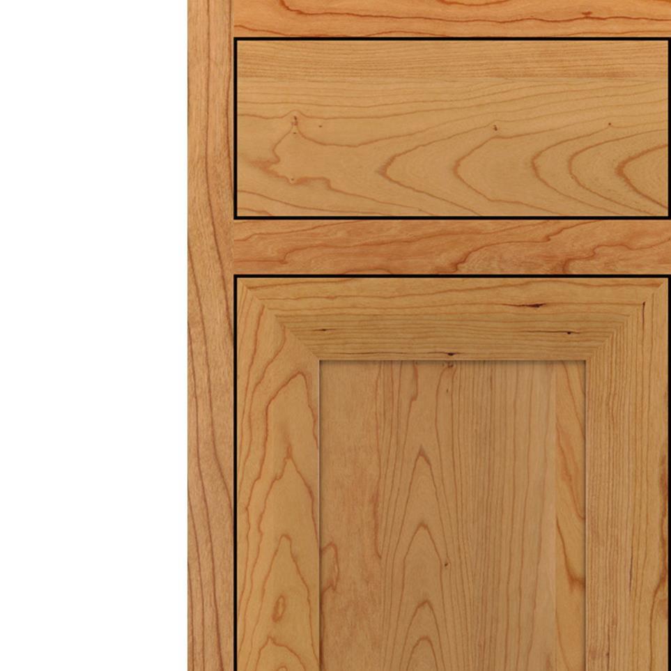 Inset Natural Light Finish Inset Cabinets