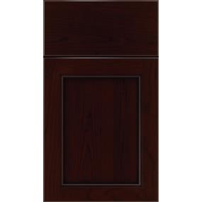 Square Cappuccino Black Glaze Glaze - Stain Square Cabinets