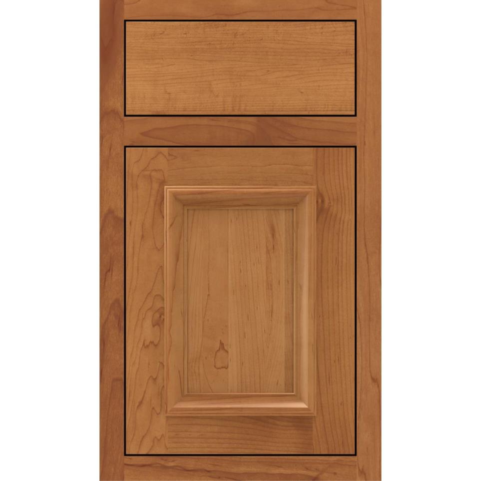 Square Suede Medium Finish Square Cabinets