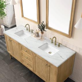 Base with Sink Top Light Oak Light Finish Vanities