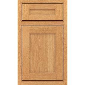 Square Natural Light Finish Square Cabinets