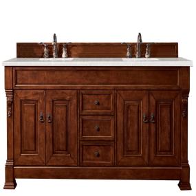 Base with Sink Top Warm Cherry Medium Finish Vanities